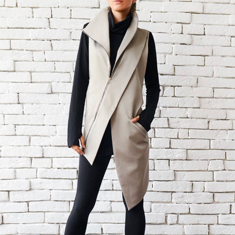 Metamorphoza Asymmetrical Modern Contemporary Vest Top